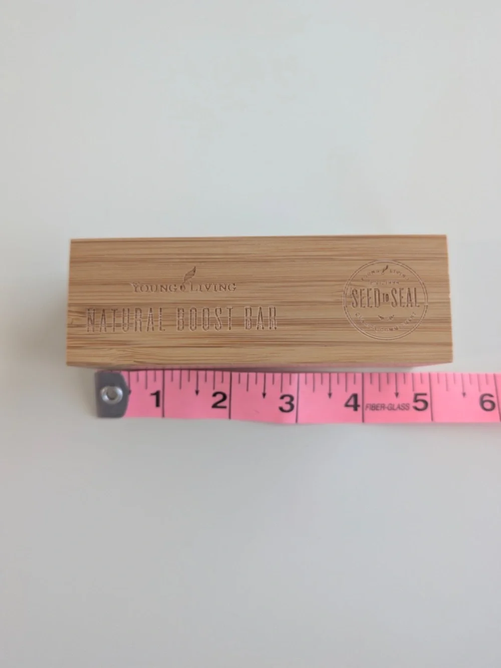 Young Living Bamboo Holder Natural Boost Bar Holds 3 bottles 5 ml New